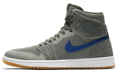 Air 1 Retro High Flyknit GS Clay Green GS 919702-333