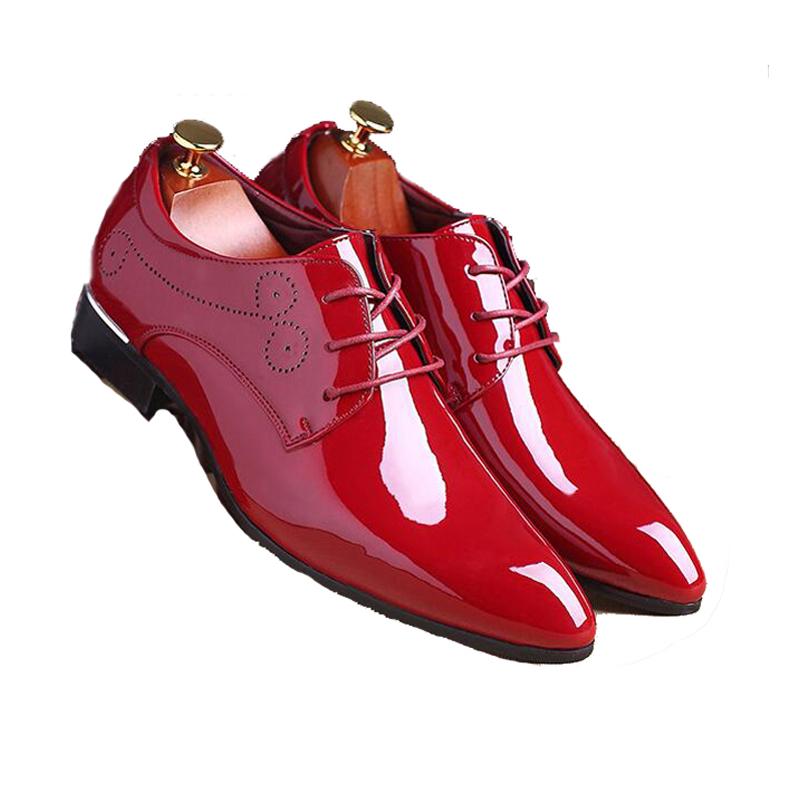 Модные высококачественные мужские туфли-оксфорды с острым носком — фото 5