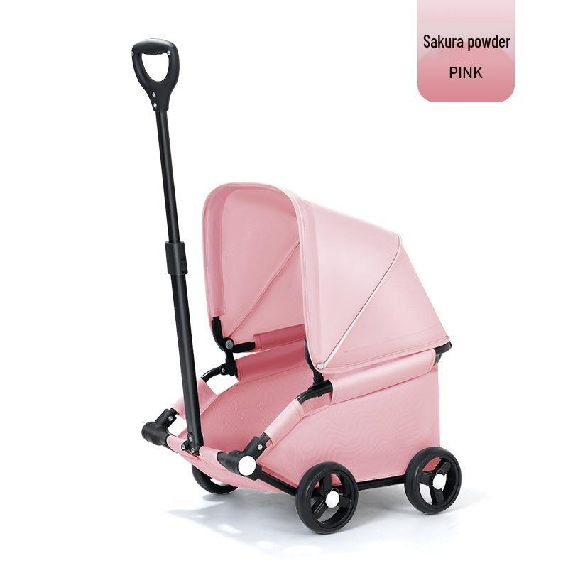

Compact Dog Stroller: Lightweight, Foldable, Ideal for Transporting Small Breeds like Teddy and French Bulldog Outdoors. Small Pet Stroller
