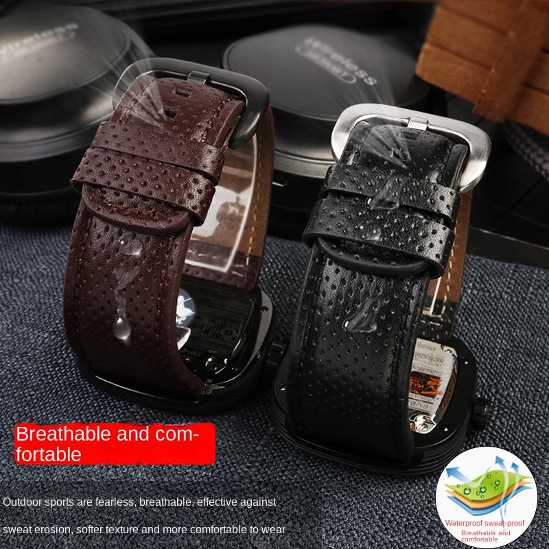 Rindsleder Uhrenarmband für Seven Friday SF-M2/Q201/02/03 P3C/02/SF-M3/04/P1B/01 Armband Echtes Leder Uhrenarmband 28mm Herren Armband