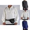 Soft And Comfortable Medieval Style Pirate Shirt For Men With Wide Cuff Sleeves