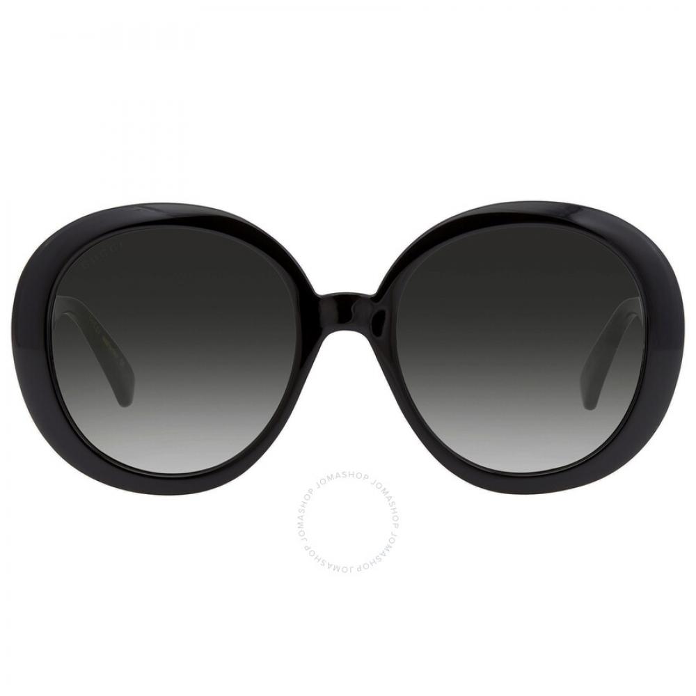

Gucci Серые круглые женские солнцезащитные очки GG0712S 001 55