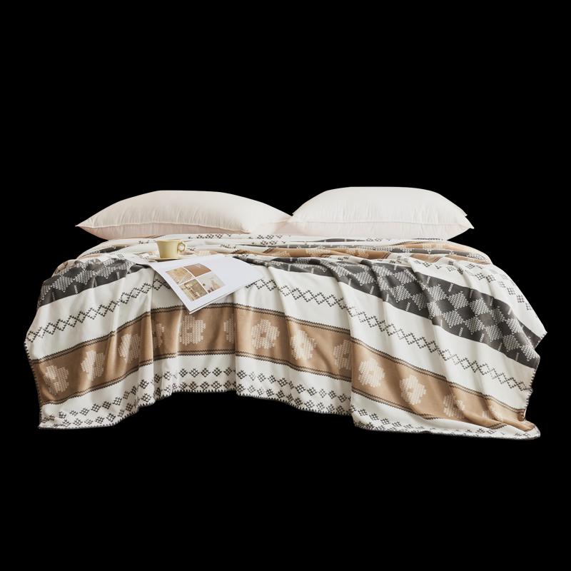 

Tianqin Bohemian Flannel Throw Blanket, 180x200cm