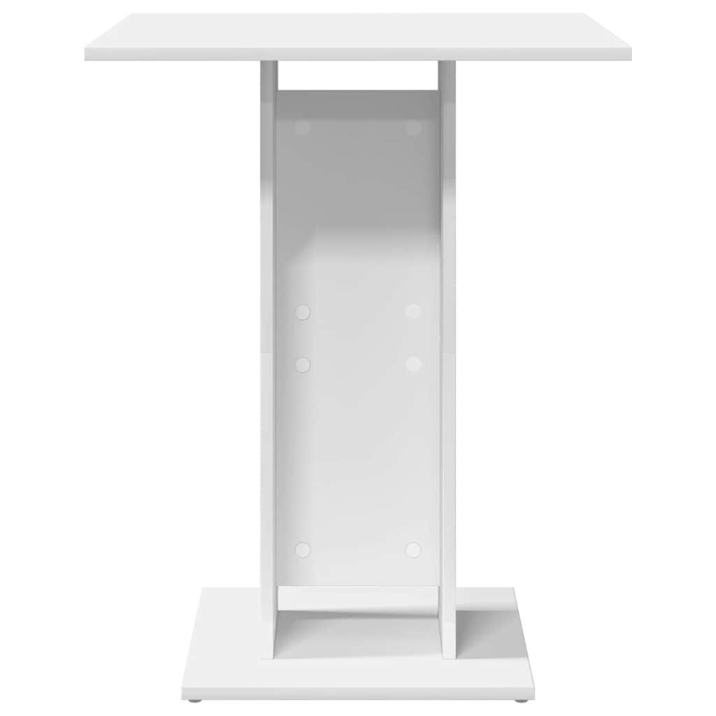 vidaXL Bistrotisch Weiß 60x60x75 cm Holzwerkstoff