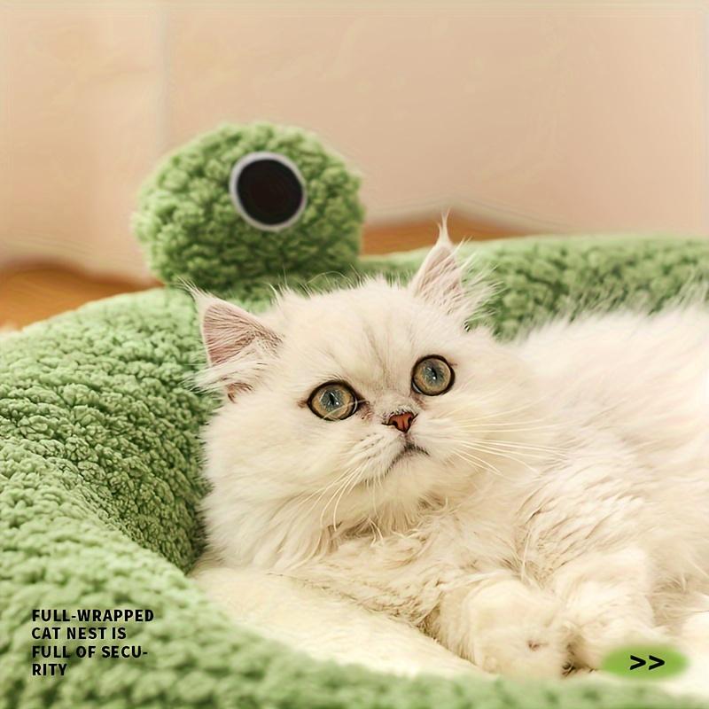 1Pc Pet Nest Little Frog Series Cat Nest Warm Dog Nest Autumn Winter House Nest