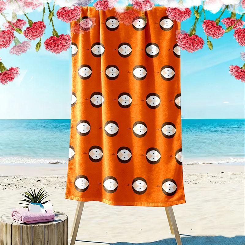 Kenny McCormick Print Beach Towel, Large Soft Quick Dry Towel for Beach Camping Swimming