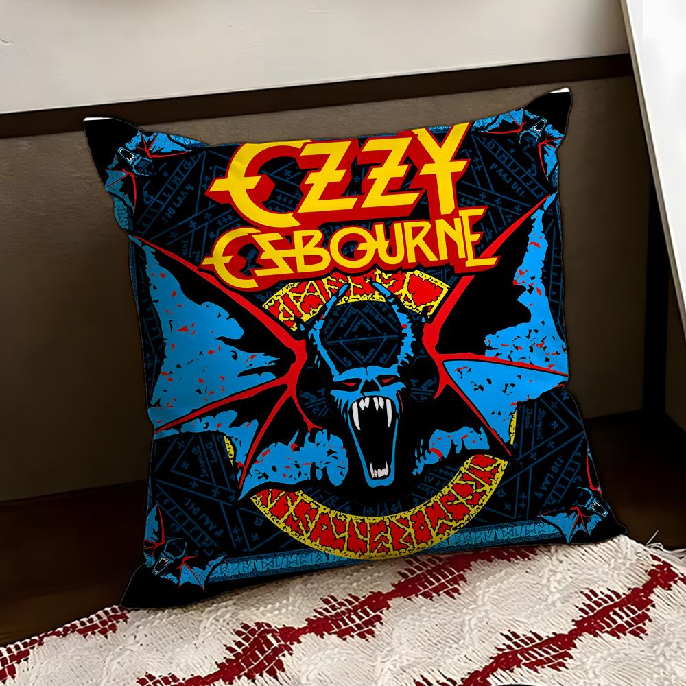 SingerOOzzy Osbournes Cushion Cover Reversible Soft Durable Pillow Cover Home Car MultiScene Use for Daily Comfort