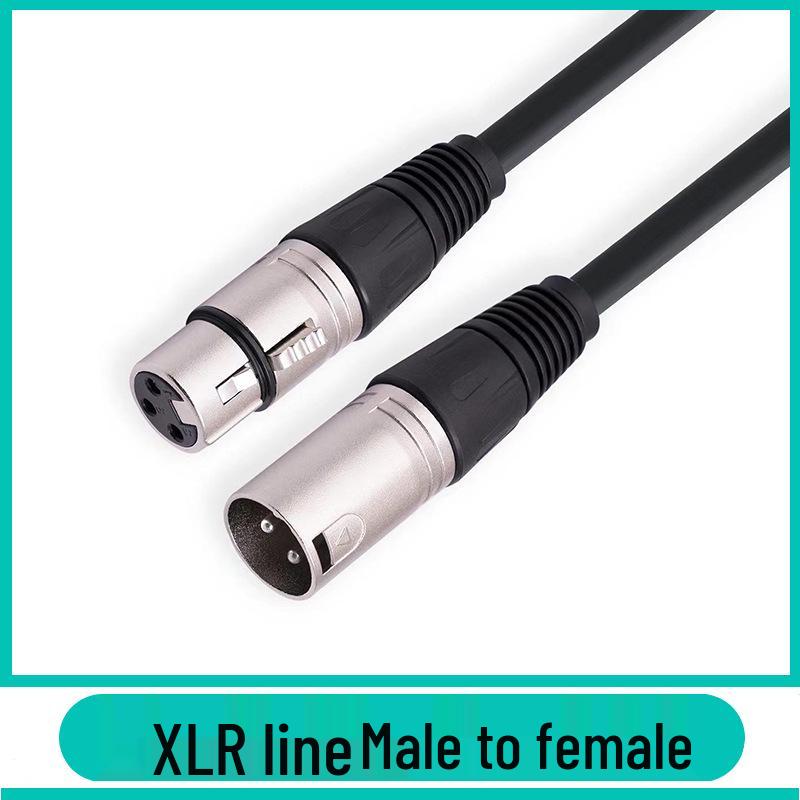 Canon 3-Pin XLR Balanced Audio Cable for Mixer, Amplifier, Speaker, and Microphone Extension.