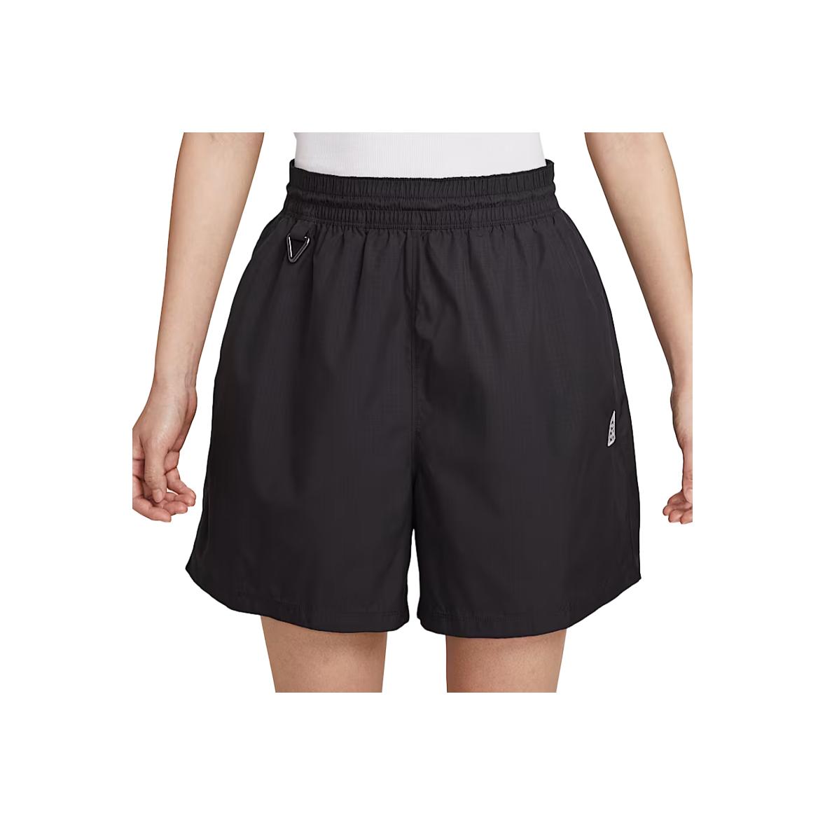 

Nike SS25 ACG Series Repel Logo Water Resistant Mid Rise Tear Resistant Drawstring Casual Shorts Women shorts Black Coal-Black Summit-White HJ0264-010 L