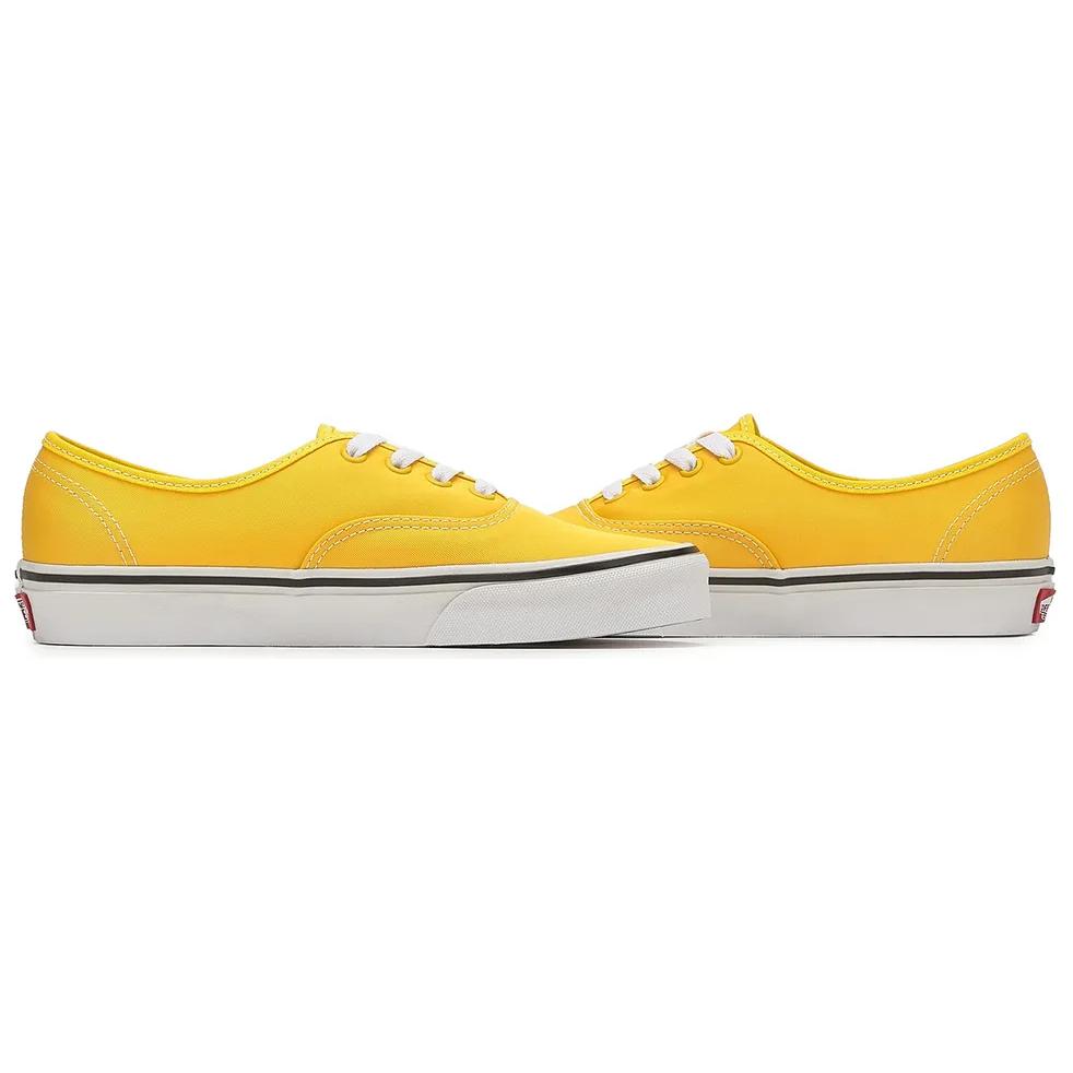 Vans Authentic Low Top Skateboard Shoes Unisex Yellow VN0009PVU4L1