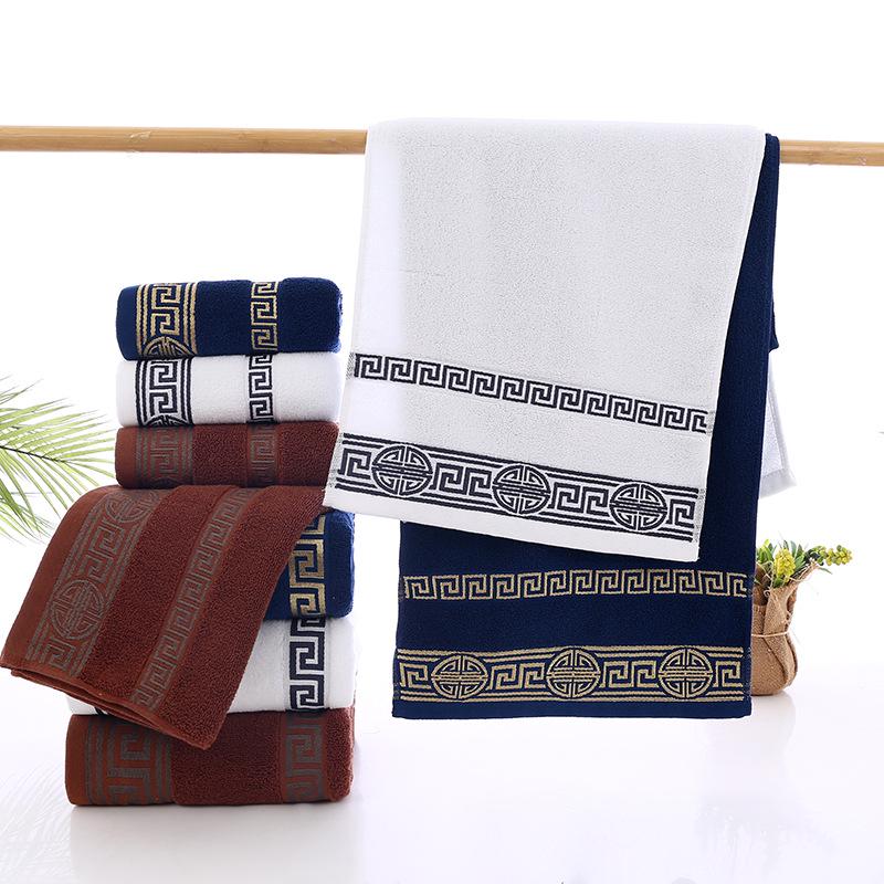 Dark Color Pure Cotton Quick-Dry Face Towel - Absorbent, Lint-Free for Adults