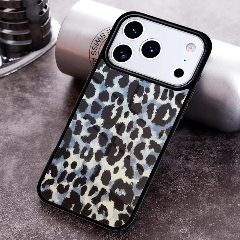 Leopard print Pattern Tiger Phone Case for iPhone 17 16 15 Pro Max Air 14 13 12 11 Plus Shockproof Capa Cover