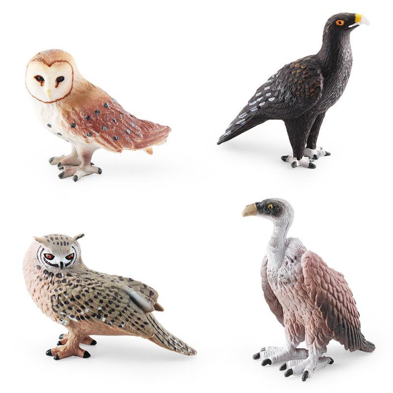 Detailed Static Pvc Bird Models Including Majestic Eagle Unique Vulture And Owl Designs