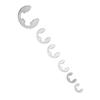 300 Pcs E Clip Set Stainless Steel E Type Retaining Ring Circlip Assortment Kit M1.2 M15