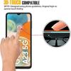 Film de protection en verre trempé - Samsung - Galaxy A23 5G - Lot de 2 - Résistance 9H - Installation facile