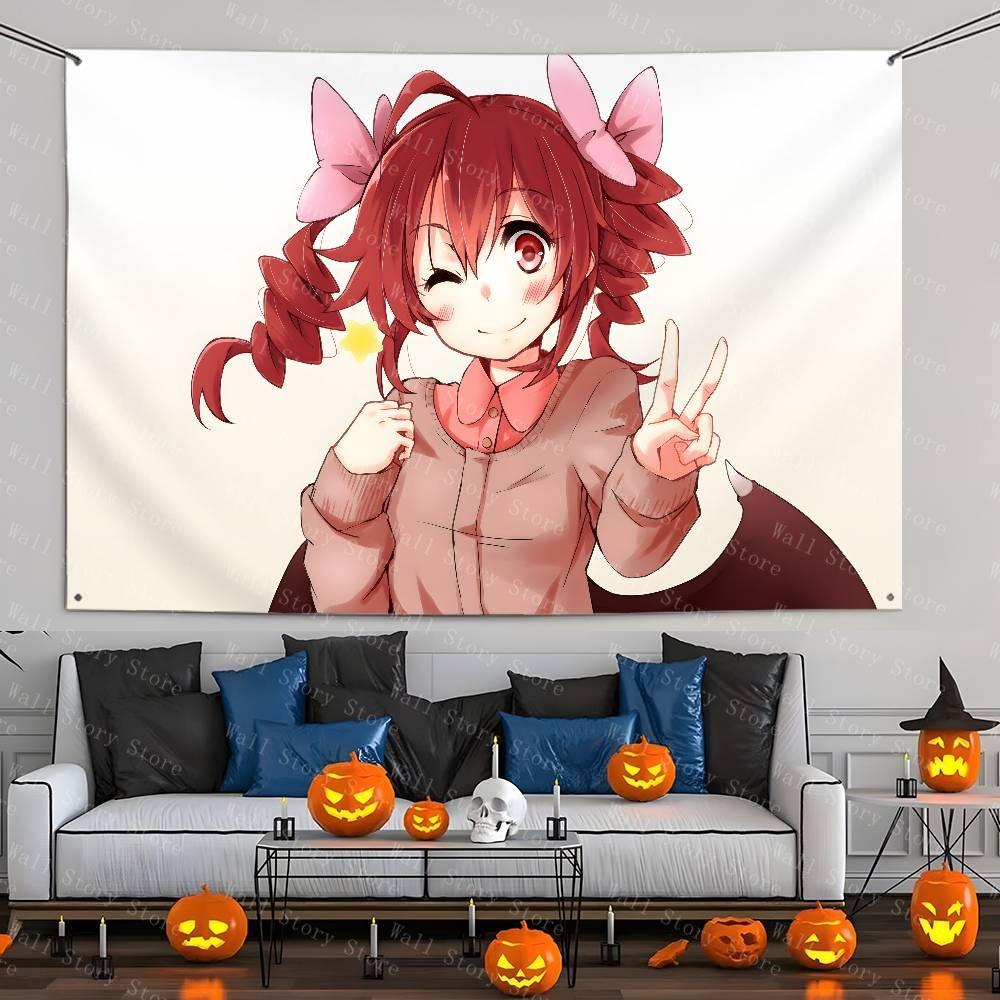 

Popular Virtual Singer Kasane Teto Banner Flag Custom Flags Wall Hanging Tapestry Outdoor Decorative Background Bedroom Tapestry 74x94cm(29x37in)