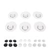 Stainless Steel D Ring Patch Kit PVC Paddle Board D Rings with Rope Hooks for Kayak Inflatable Boat 