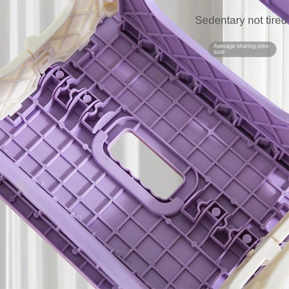 Lightweight Small Bench  Chair Plastic Shoe Changing Stool Portable Folding Stool  Children Adult