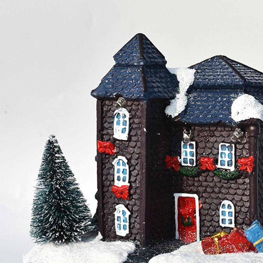 Room LED Snow Desktop Fairy Garden Snowy Decoration Collection