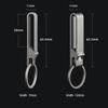 High-Quality Key Ring Ultra Lightweight Portable EDC Multitool Titanium Alloy Keychain Uxury Men Car Key Chain CNC Machining