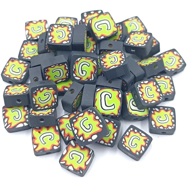 

Главная Товары для вечеринок Свободные бусины ручной работы DIY Ювелирные аксессуары Квадратные закругленные бусины с буквами Мягкая керамика 20 шт. Бусины с буквами Изготовление ювелирных изделий C