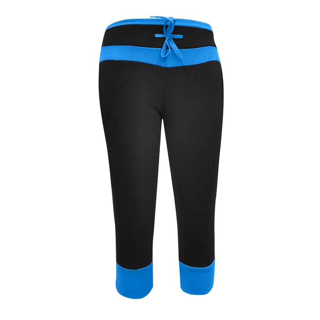 Womens Casual Fashion Low- Cropped Trousers Skinny Casual Pants Sweatpants