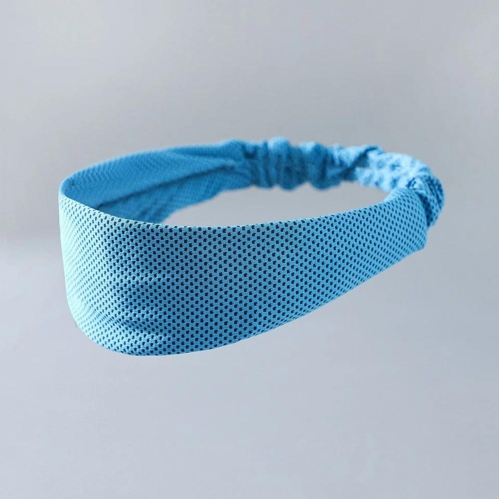 Sweat Absorbent Cool Elastic Headband Breathable Fitness Sweatband Lightweight Sport Headband Yoga
