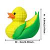 Halloween Desktop Small Ornaments Decoration 3D Printing Yellow Corn Duck Toys Cute Vegetable Duck Model Toys Funny Kids Gifts