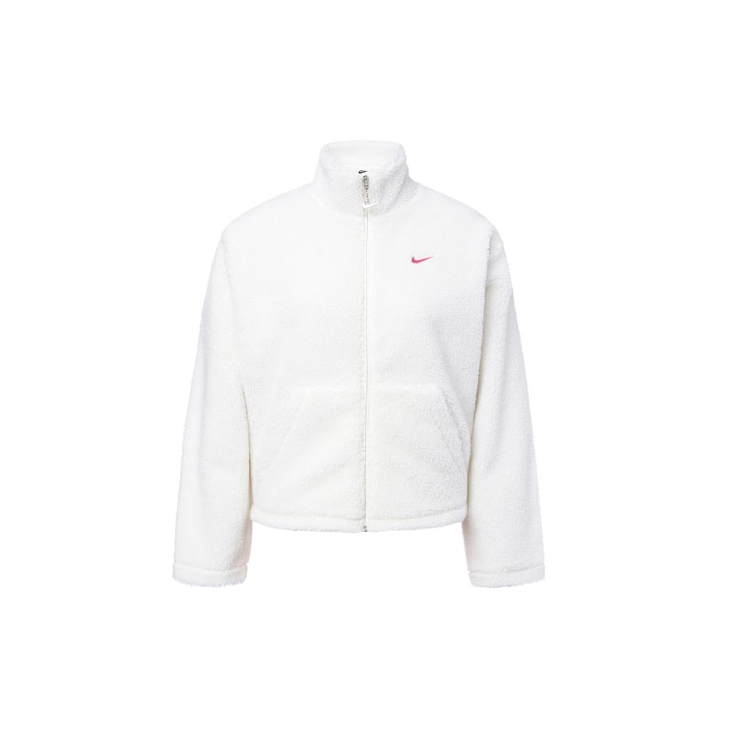 New Nike Velvet feel Coat Women's Sail White FV4009-133