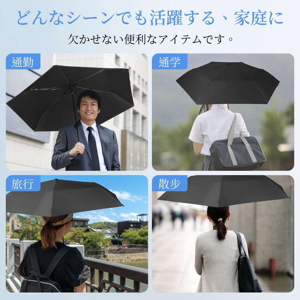 GOSO Folding UV For Both Sunny and Rainy Folding Umbrella Masterpiece 125g 6 Folding Folding Lightest Carbon Super Water UV Heat Wind A Umbrella That