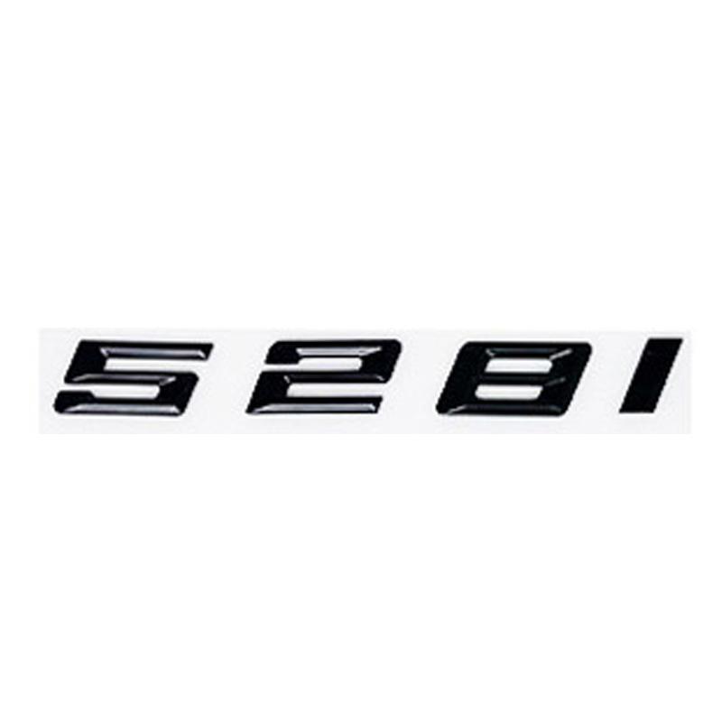Car 3D ABS Trunk Letters Logo Badge Emblem Decal Sticker For BMW 5 series 520i 525i 528i 530i 535i 540i E39 E60 E61 F10 F11 G30