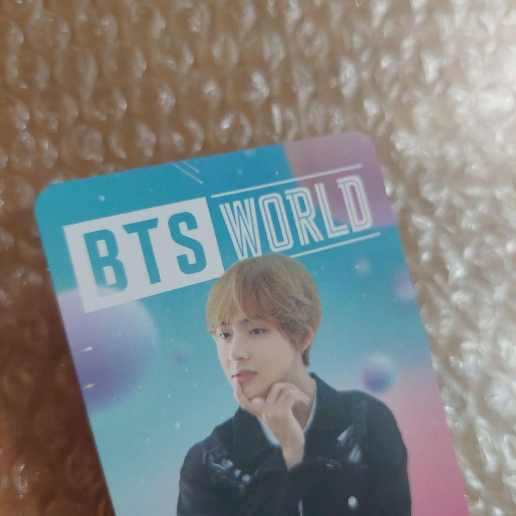 [USED] BTS WORLD Weverse Bonus Trading Card V Official