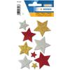 Autocollant Herma Decor Étoiles Multicolores Pailleté