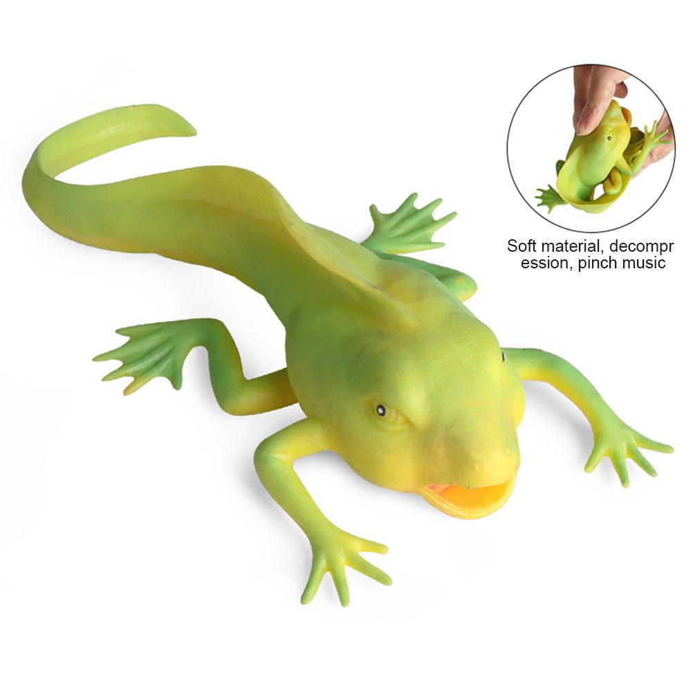 Realistic Animal Model Figurines Simulation Rubber Tadpole Figure Stress Relief Toy Decompression Toy Kids Prank Props