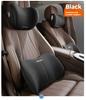 Memory Foam Car Neck Pillow & Lumbar Cushion Set, Ergonomic Backrest & Headrest Support for Driving Comfort, for Most Cars