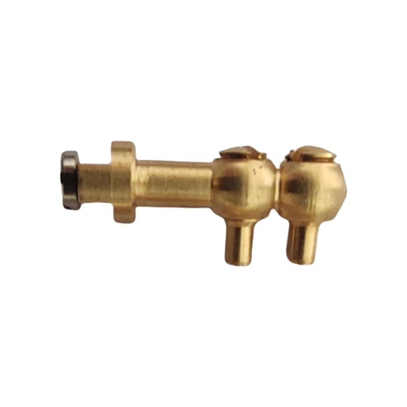 Brass Saxophone Key Adjustment Screw Ensures Accurate Pitch Metal Texture for Soprano Models and Instrument Repair