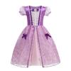 Girls Princess Costume Children Halloween Cosplay Vestidos Birthday Party Carnival DressUp Rapunzel Belle Aurora Disguise