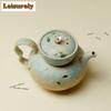 111ml Hand-painted Gardenia Flower Teapot Retro Tea Infuser Pot Household Tea Maker Kettle With Filter Chinese Tea For Tea Craft