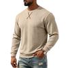 Men S Jacquard Crew Neck Long Sleeve Loose Casual Sweatshirt