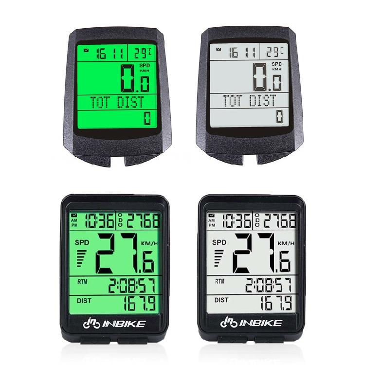 Rechargeable Cycling MTB Waterproof Odometer for w/ LCD Automatic Backlight Disp