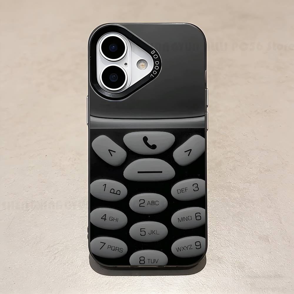 Old Phone Screen Case For IPhone 11 12 13 14 15 16 17 Pro Max XS X XR Cover