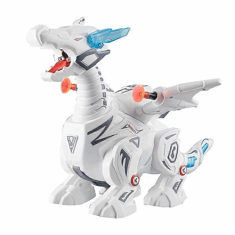 Mechanical spray electric dinosaur sound effect light toy animal dinosaur walking childrens dinosaur can launch