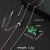 Classic and Fashionable Four Leaf Clover Necklace with Collarbone Chain, the Best Gift for Girls