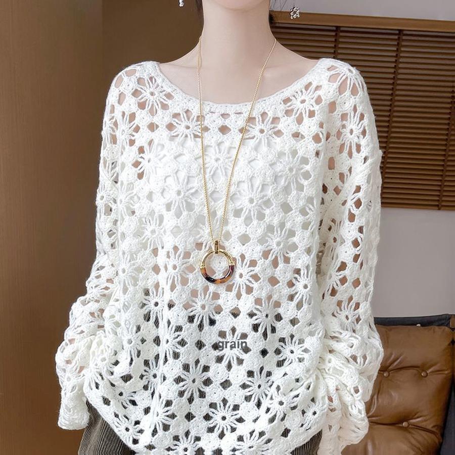 Vroege Herfst Chinese Stijl Traditionele Borduurwerk Kant Gebreide Trui Dames 100 Werk Herfst Luie Stijl Pullover Vest