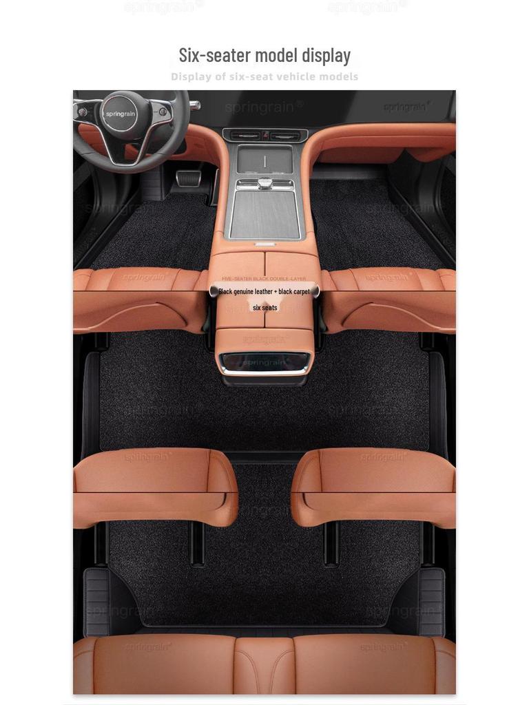 AITO M5 Ultra M7 Pro M8 Max M9 Electric Leather Car Floor Mats