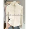 La Chapelle Women's Fleece-Lined Stand-Collar Zip-Up Jacket