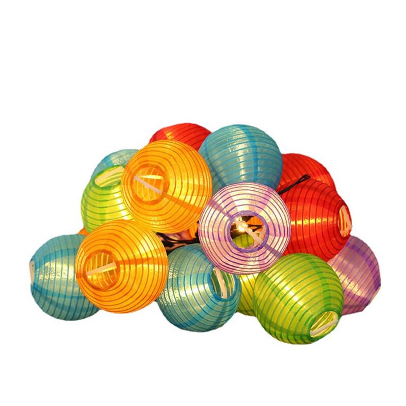 LED Nylon Lantern String Lights