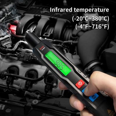 Multimetro Digitale Professionale Tensione Resistenza Frequenza Temperatura Misurazione Tester