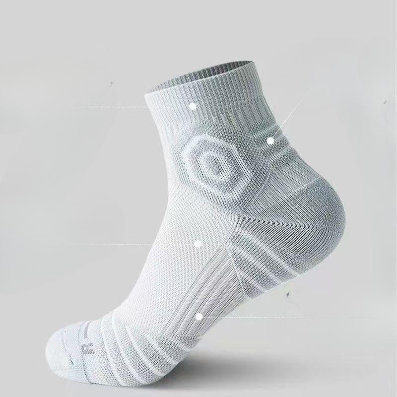 Basketball Socks: Wear-resistant, Anti-slip, Breathable, Shock-absorbing, Thickened Loop, Deodorizing, Sweat-absorbing, Men's Sports Shorts