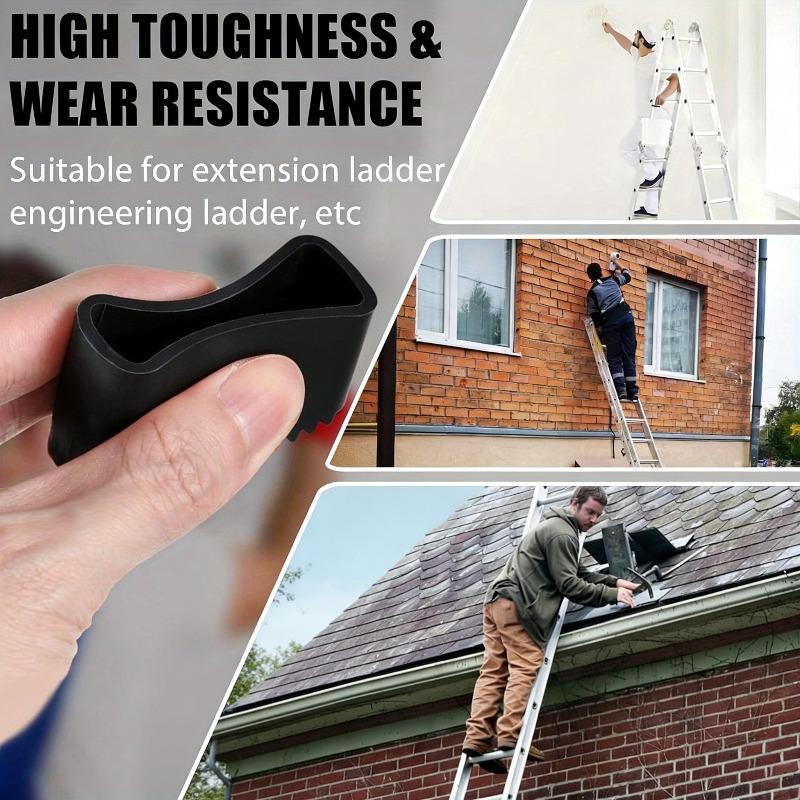 4pcs / 2pcs Heavy-Duty Anti-Slip Ladder Step Feet, Suitable for Telescoping Ladders - Replacement Safety Anti-Slip Caps with Textured Pedal Tips